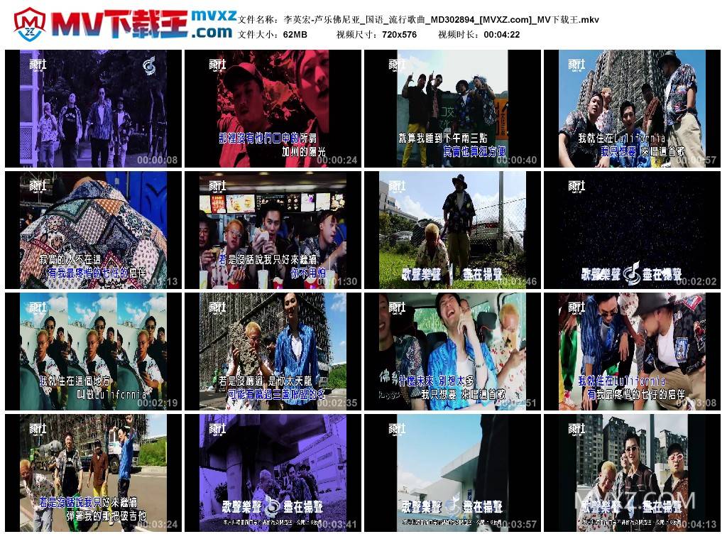 李英宏-芦乐佛尼亚_国语_流行歌曲_MD302894